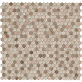 MS International SMOT-SGLSGG-HEXHAM8MM Hexham Blend 1" Hexagon Mosaic Tiles, 8mm